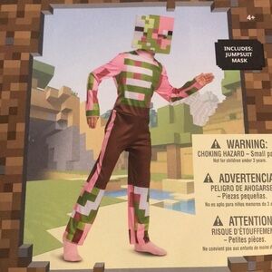 Mojang Minecraft zombie pig man child 4-6 NWT